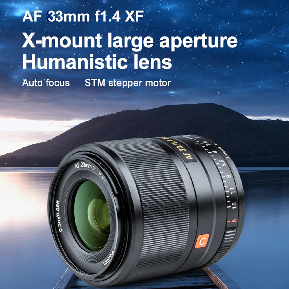 Viltrox AF 33mm f/1.4 XF STM APS-C Prime Lens for Fujifilm X-Mount Cameras - VL-33F14-XF