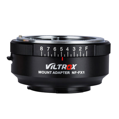 Viltrox Manual Focus-Nikon F-Mount Lens to be used on Fuji FX-Mount Cameras