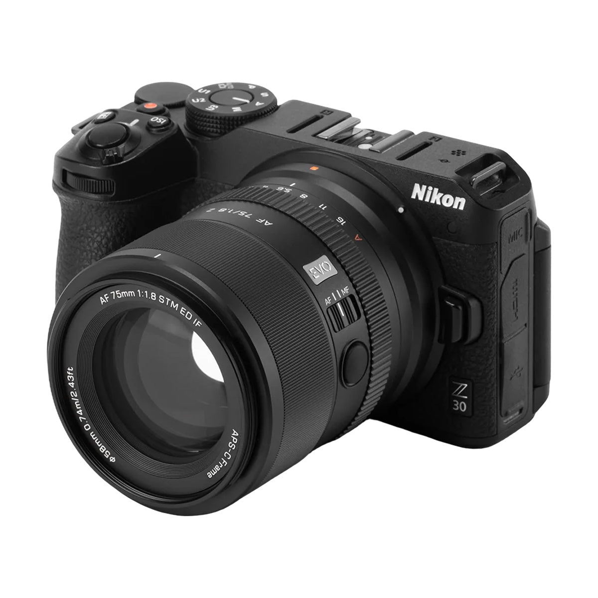 Viltrox AF 75mm F1.8 EVO APS-C Lens for Nikon Z-Mount