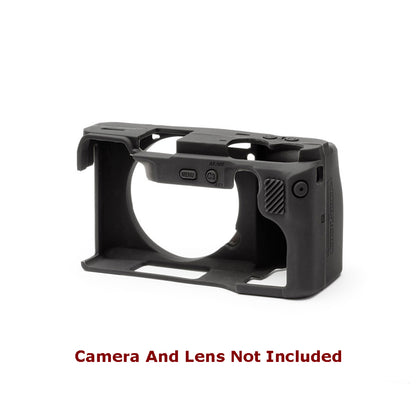 easyCover PRO Silicone Camera Case for Sony A6600 - Black - ECSA6600B