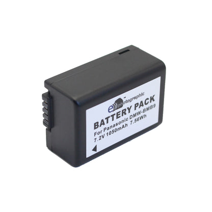 E-Photographic DMW-BMB9 PRO 1050mAh Lithium Battery for Panasonic Lumix Cameras