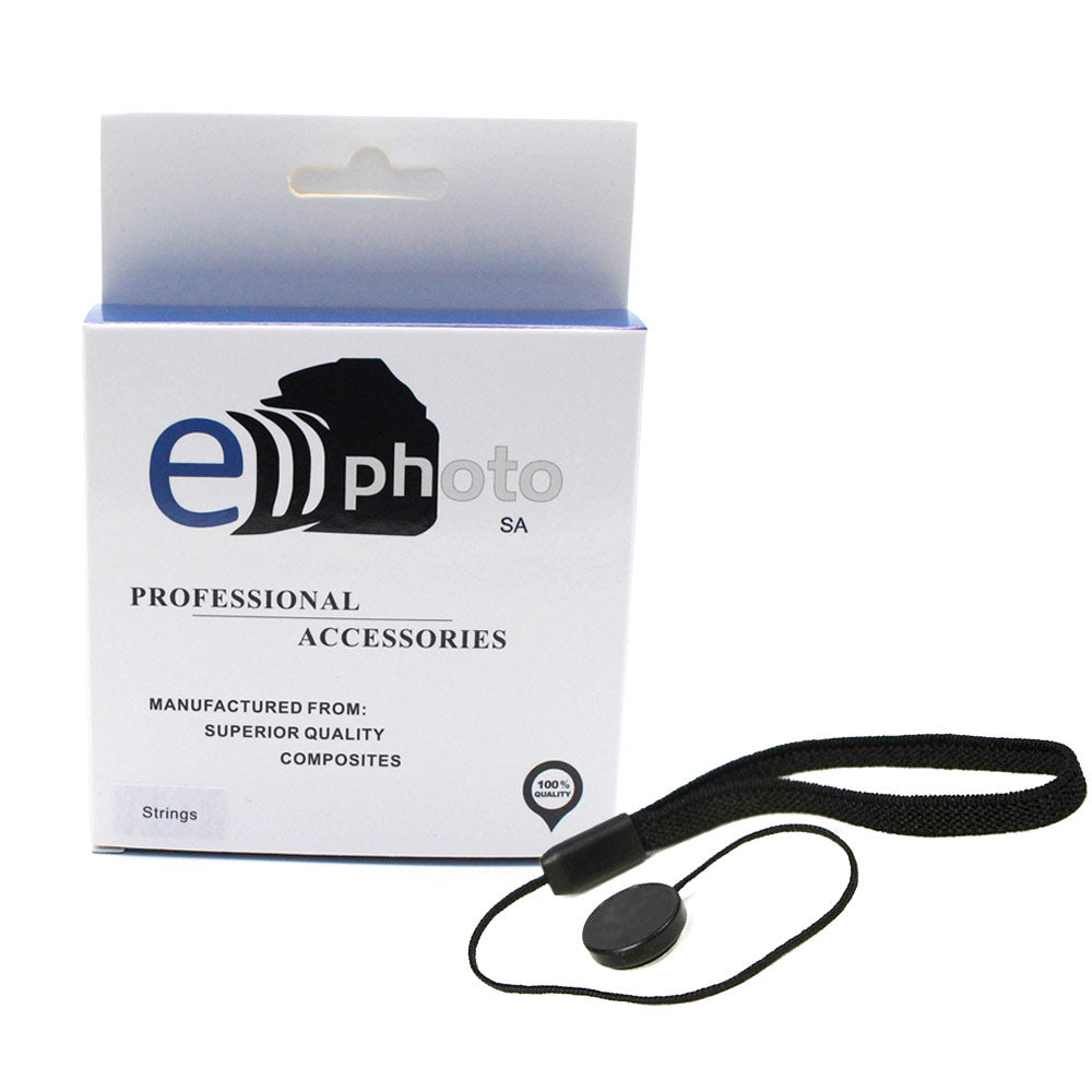 E-Photographic set of 4 Lens Cap Strings To Prevent Loss of Lens Caps - EPHLC-STR