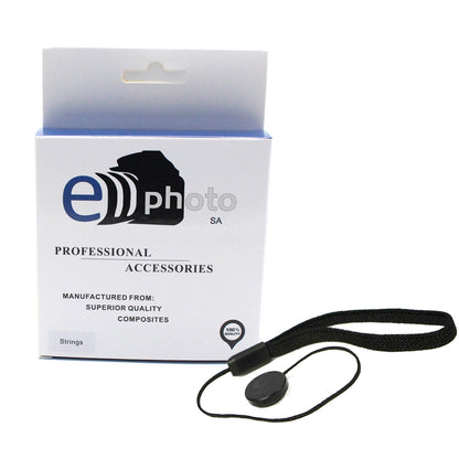 E-Photographic set of 4 Lens Cap Strings To Prevent Loss of Lens Caps - EPHLC-STR