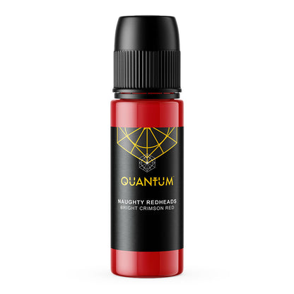 Quantum Premium Tattoo Ink - 1oz Naughty Redheads (Bright Crimson Red) 30ml