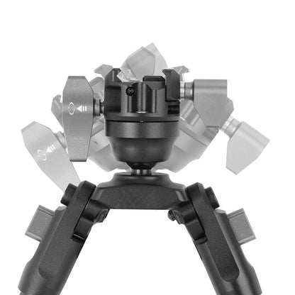 Vanguard EQ-Precision 3QSC Carbon Fibre Gun Bipod with Pic Rail Adapter (33–69cm)