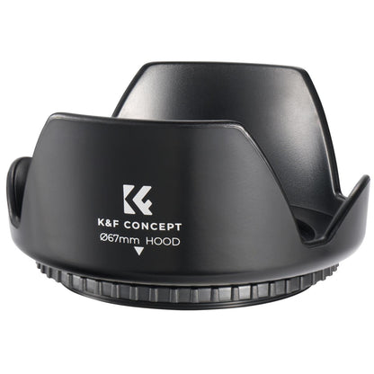 K&amp;F Concept 67mm Lens Hood+Cloth Kit