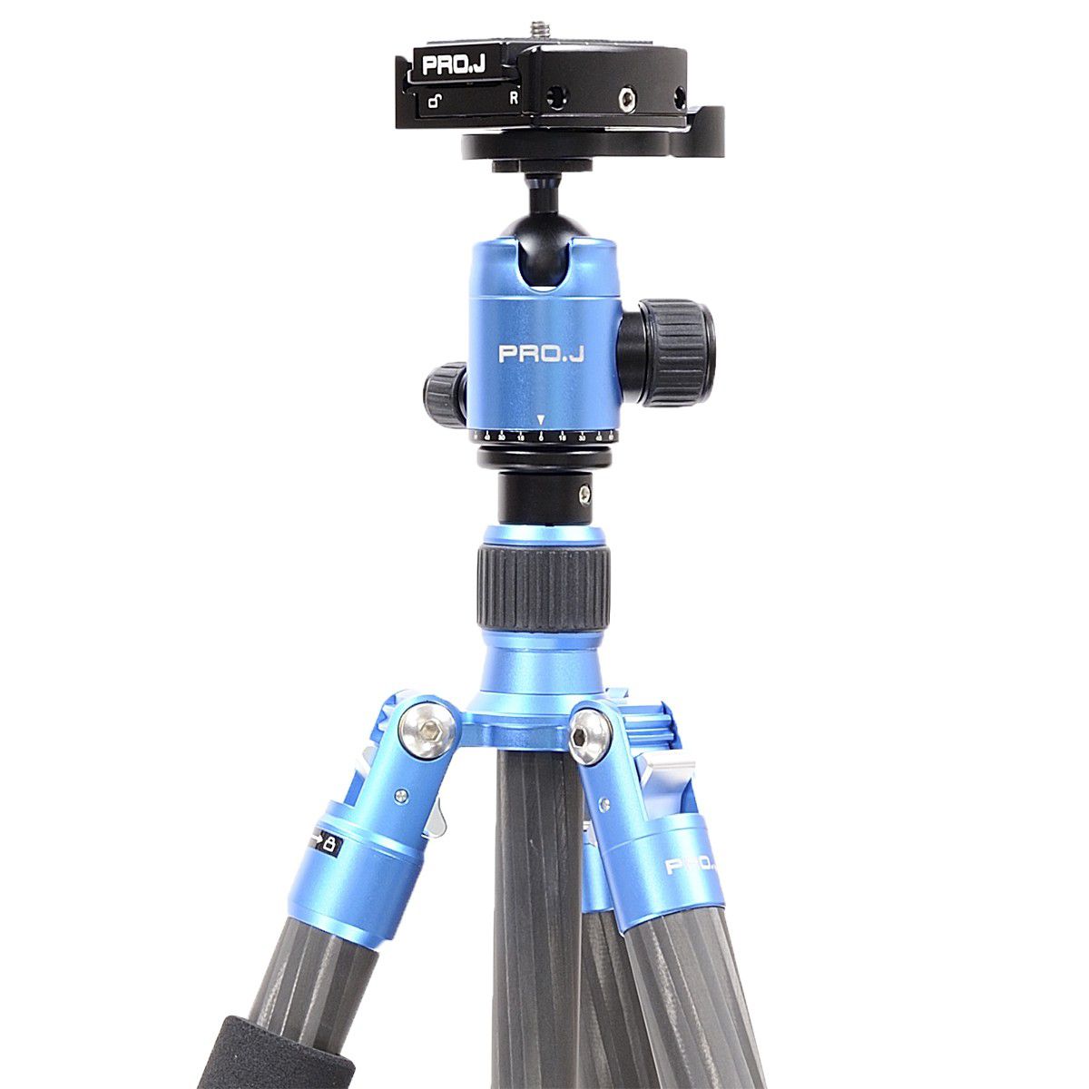 Jenova PRO.J Carbon Fibre Tripod 15kg Capacity - Mono Conversion-Blue 45672BL