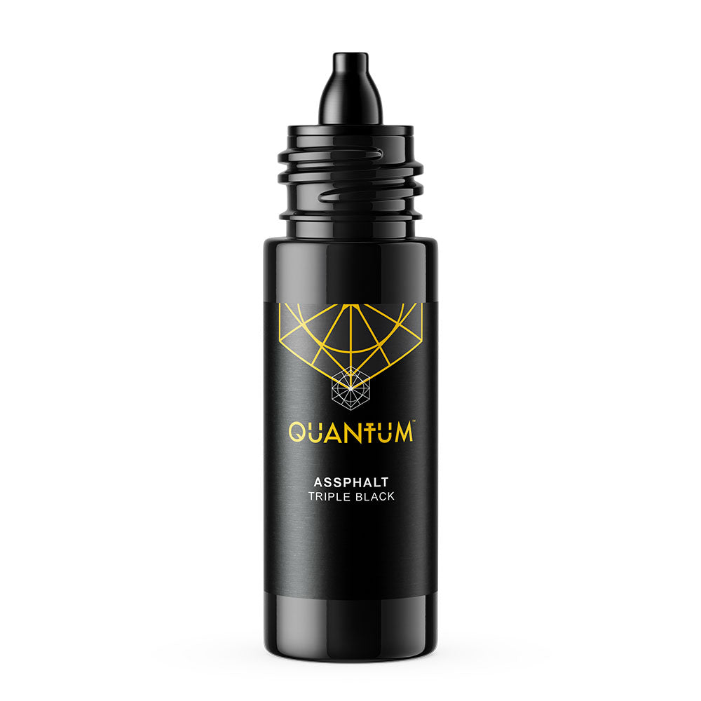 Quantum Tattoo Ink - 1oz Assphalt Black (Triple Black) 30ml