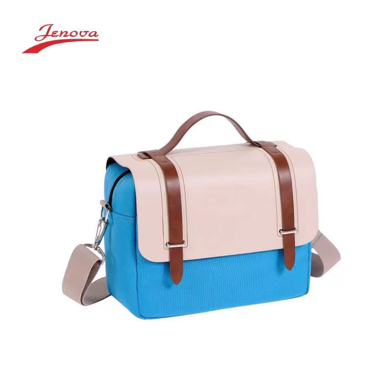 Jenova Fantasy Series PRO Camera Shoulder Bag Beige and Blue - 41156BGBL