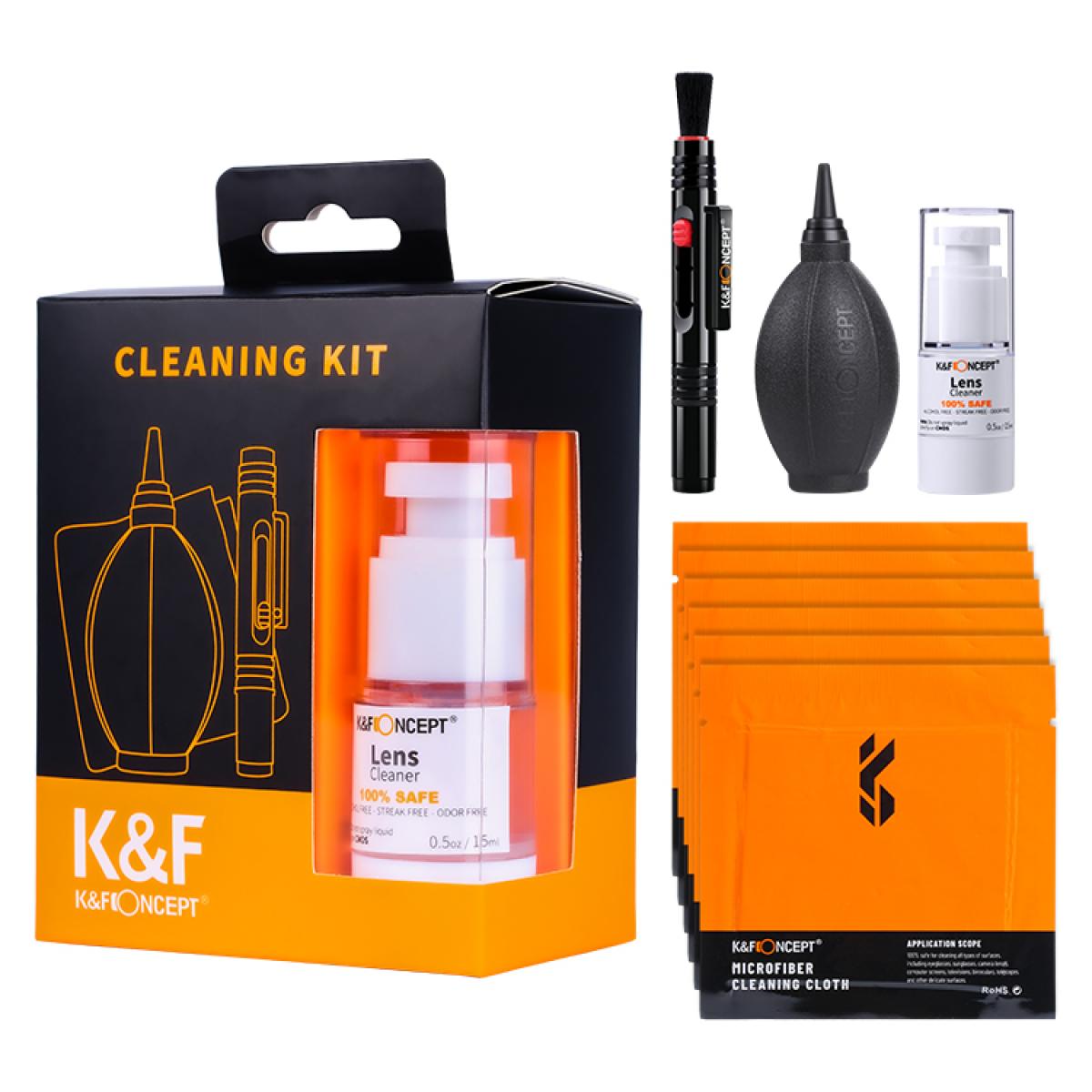 K&amp;F Concept Professional 4 in 1 Lens &amp; LCD Screen Cleaning Kit - SKU-1618