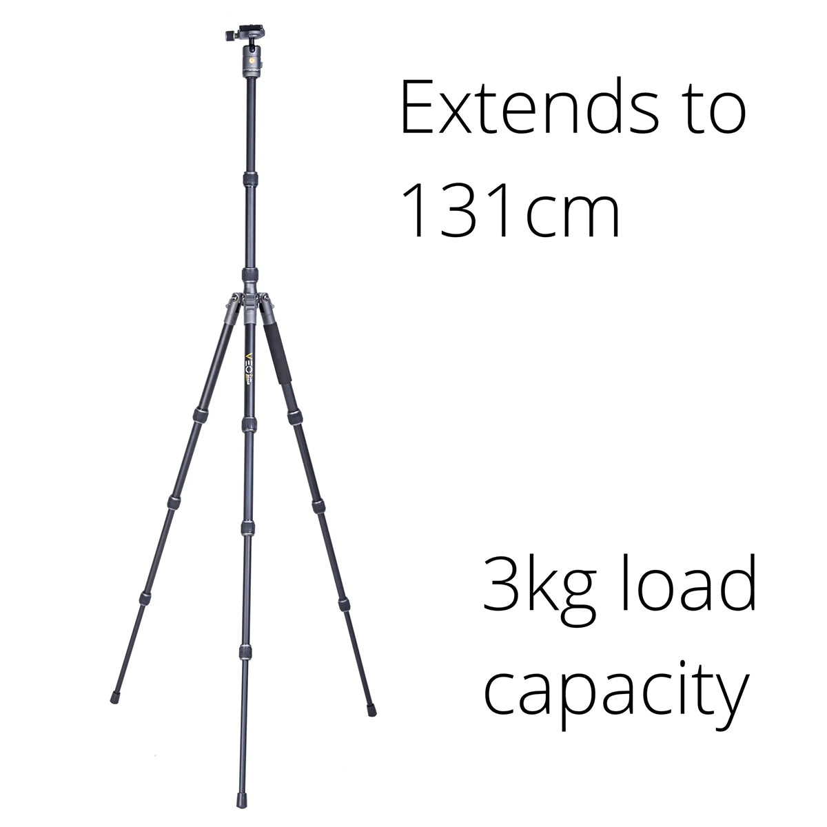 Vanguard Veo 3GO 204CB Ultra-Light Carbon Travel Tripod With Monopod Leg