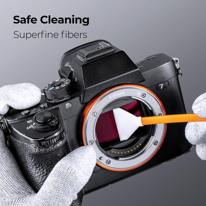 K&amp;F Concept 10 Swab 24mm Dual Head CMOS F-Frame Camera Sensor Cleaning Kit