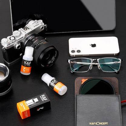 K&amp;F Concept 10 Pack 20ml Cleaning Liquid for Lenses, Sensors, Glasses etc.