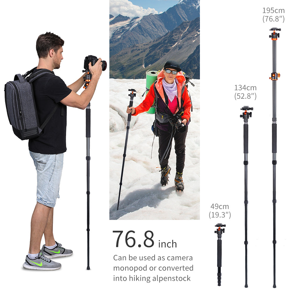 K&amp;F Concept SA254T2 Specialist DSLR Tripod Monopod Conversion - KF09.090V1