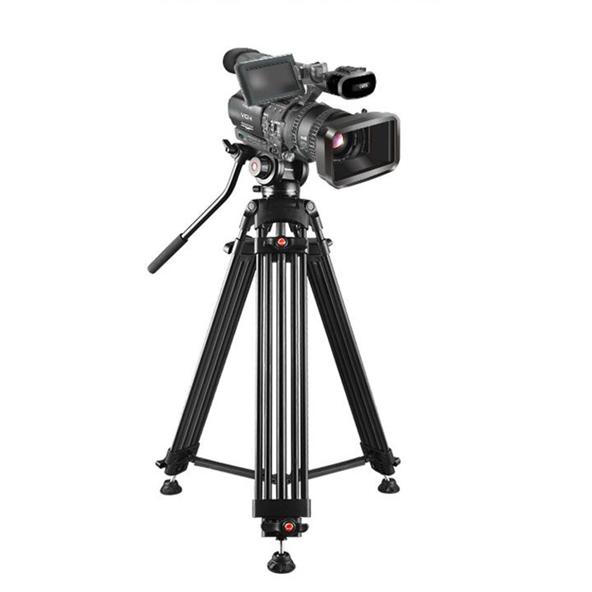 Powerwin Fluid Head Tripod - Video Recording - 1 X Control Handle PW-180AS