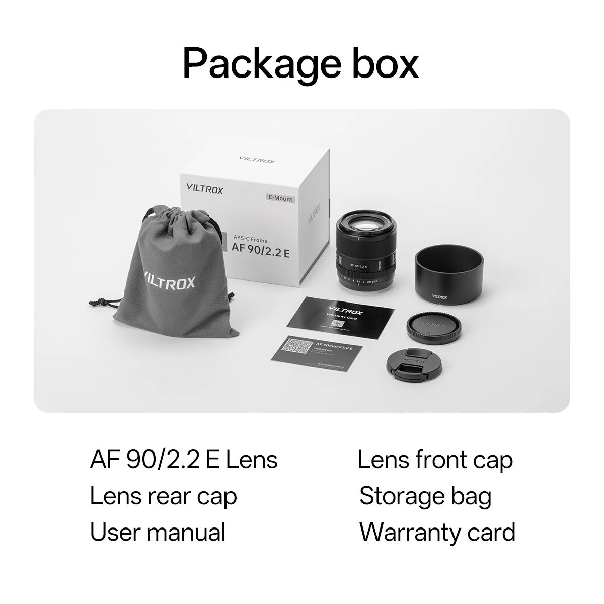 Viltrox AF 90mm F2.2 EVO APS-C Lens compatible with Sony E-Mount