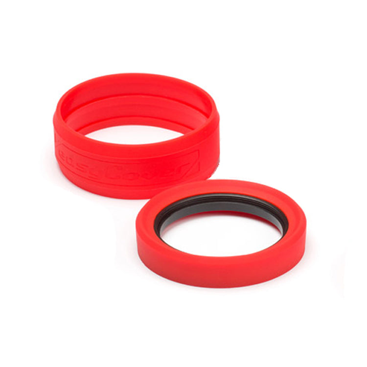 easyCover PRO 67mm Lens Silicon Rim/Ring &amp; Bumper Protectors Red - ECLR67R