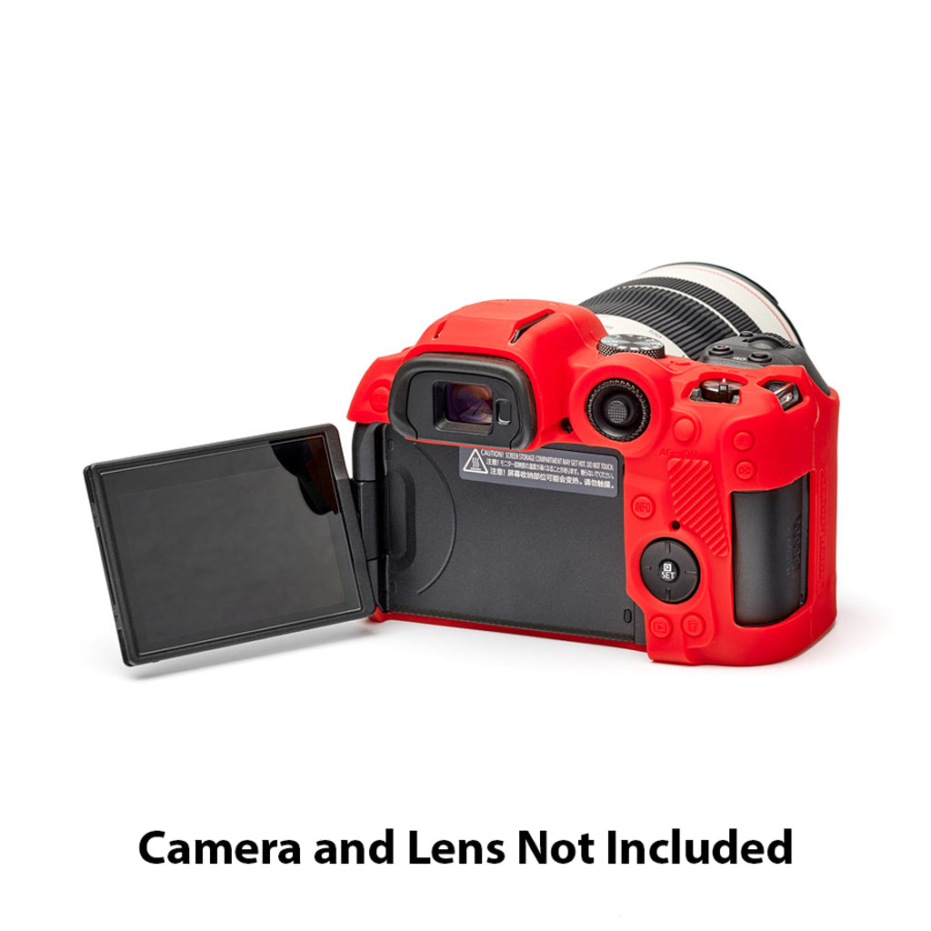 easyCover PRO Silicon Camera Case for Mirrorless Canon R7 - Red - ECCR7R