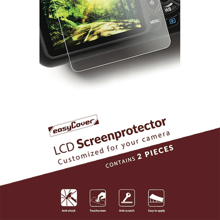 easyCover Universal Soft Screen Protector for 3,5&quot; Camera LCD Screens 70(w) x 52mm(h) - SPLCD35