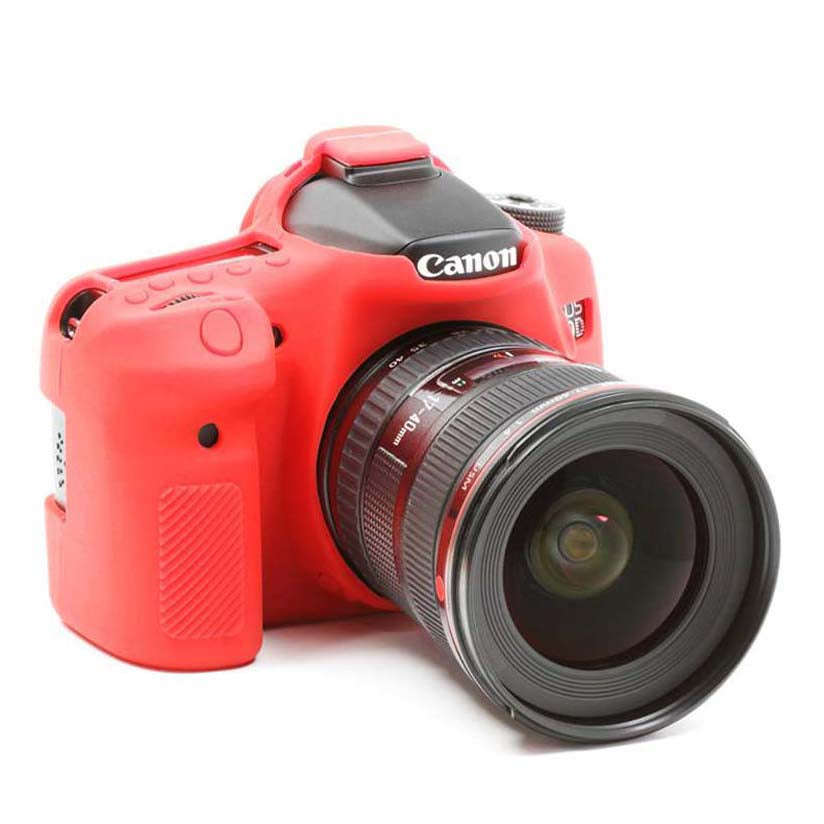 easyCover - Canon 70D DSLR - PRO Silicone Case - Red – ECC70DR