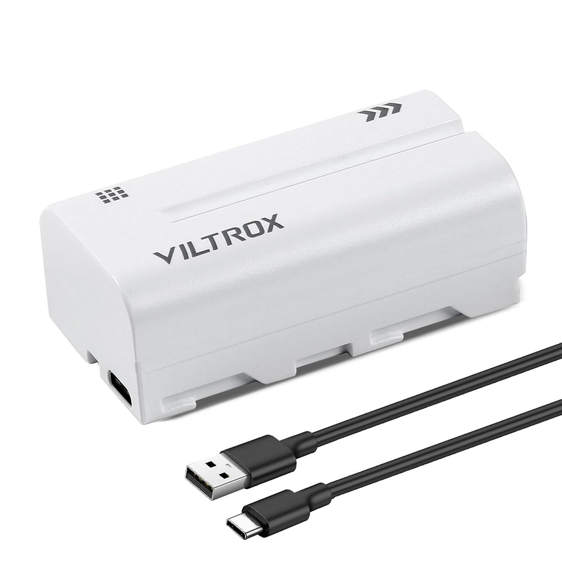 Viltrox NP-F550 2200mAh Lithium Battery with Type-C Fast Charging for LED Lights