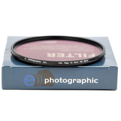 E-Photographic PRO 82mm Multicoated CPL Filter-German HD B270 Schott Optics