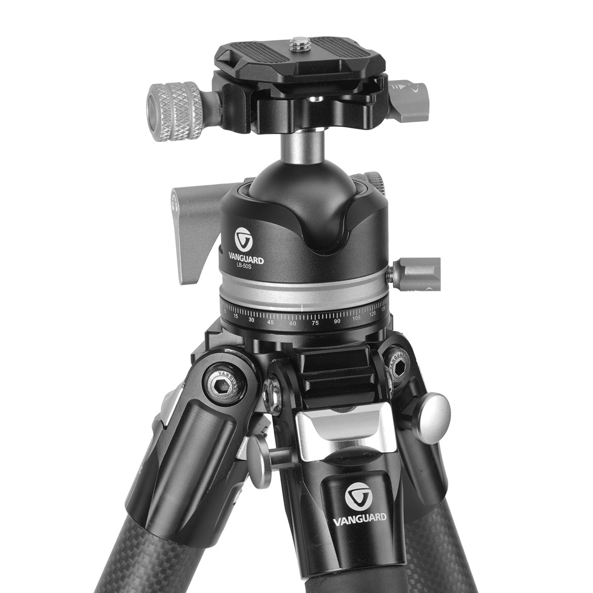 Vanguard VEO 5XT 264CLBS Carbon Fibre Travel Tripod with LB-50S Dual Axis Ball Head