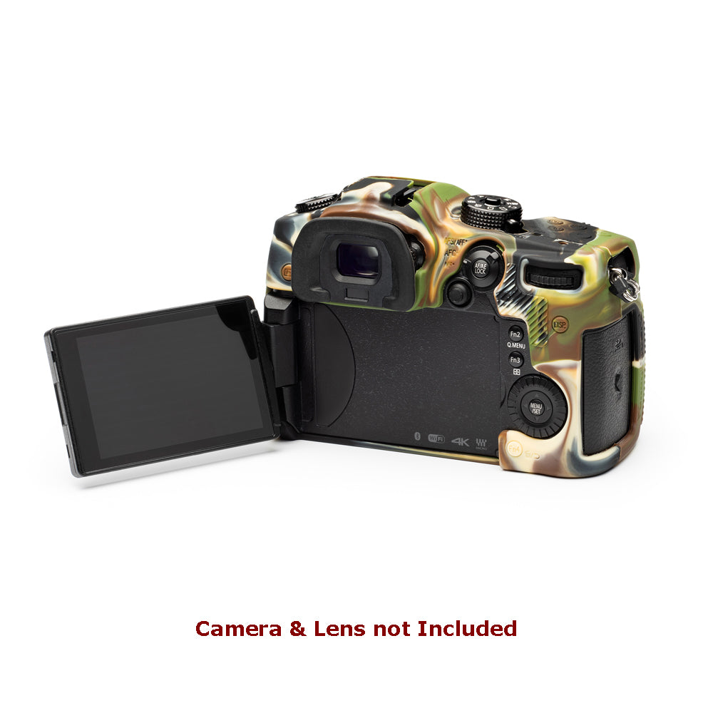 easyCover PRO Silicon Camera Case for Panasonic GH5 / GH5s Camouflage - ECPGH5C