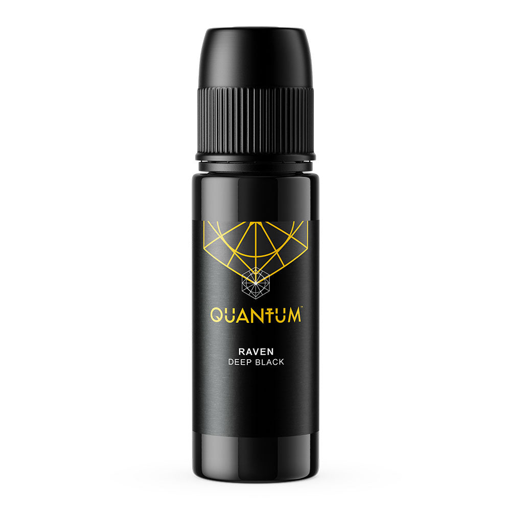 Quantum Premium Tattoo Ink - Raven Black (Ultra Black) 30ml