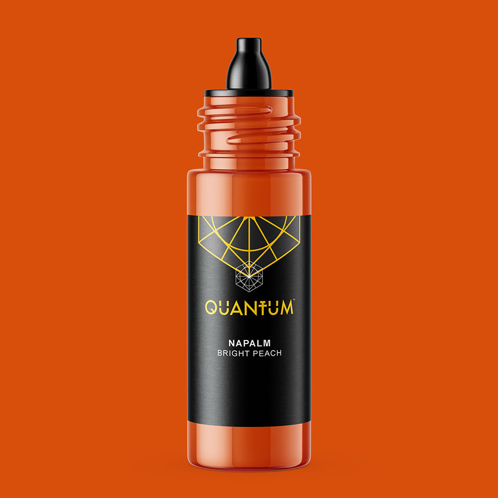 Quantum Premium Tattoo Ink - 1oz Napalm (Bright Peach) 30ml