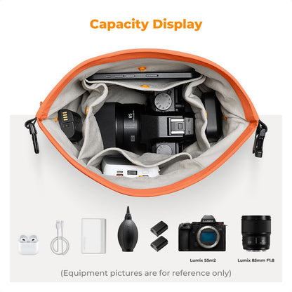 K&amp;F Concept Urban Wander U11 5 Liter Compact Lightweight Versatile Camera Sling Bag – Orange