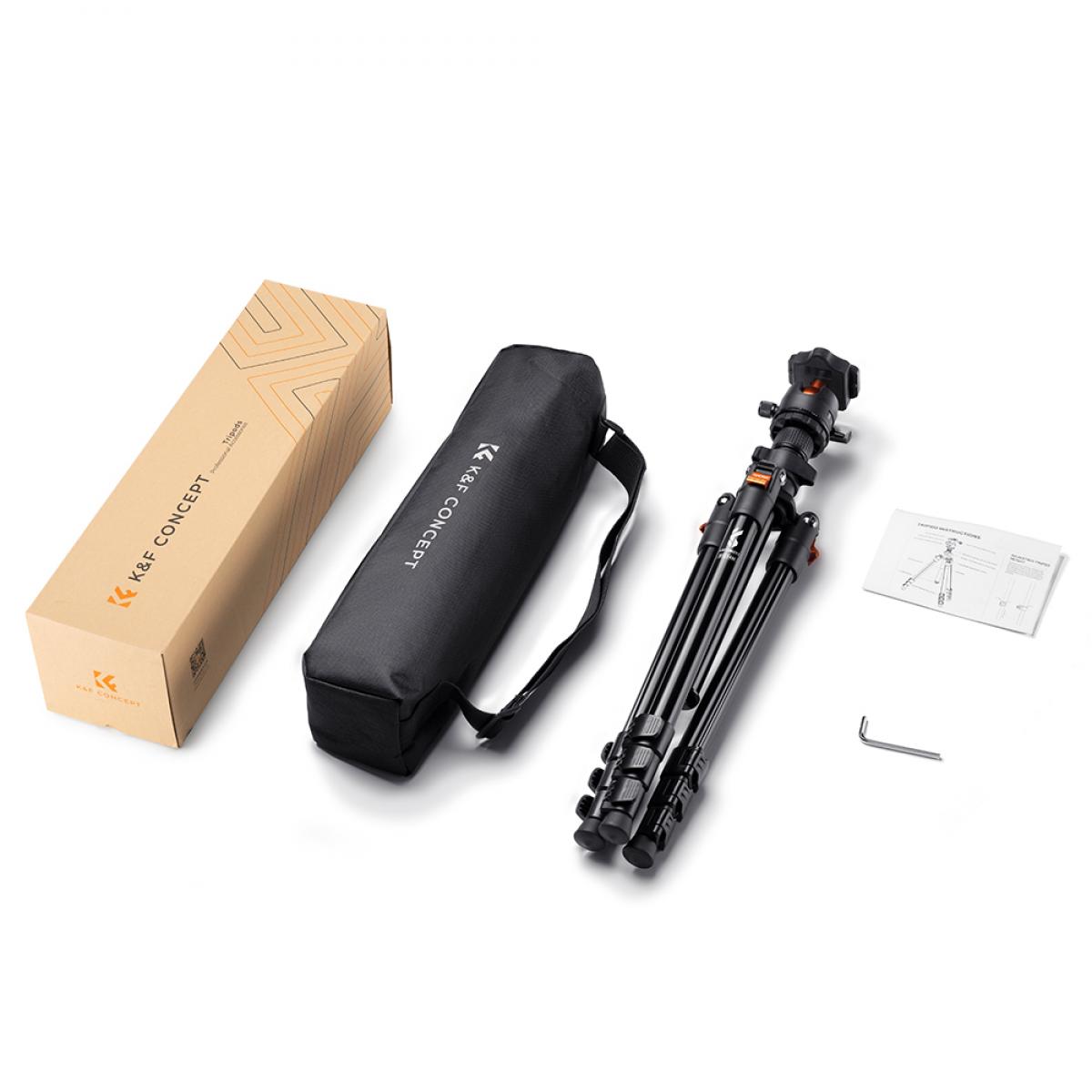 K&amp;F Concept Black &amp; Gold K234A0 With Phone Holder 1.7m Tripod