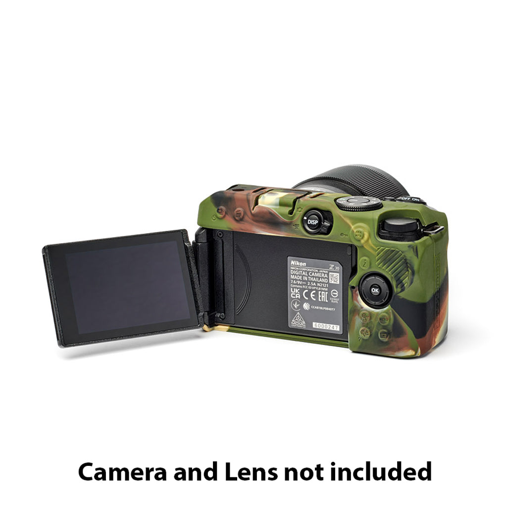 easyCover PRO Silicon Case for Mirrorless Nikon Z30 - Camouflage - ECNZ30C