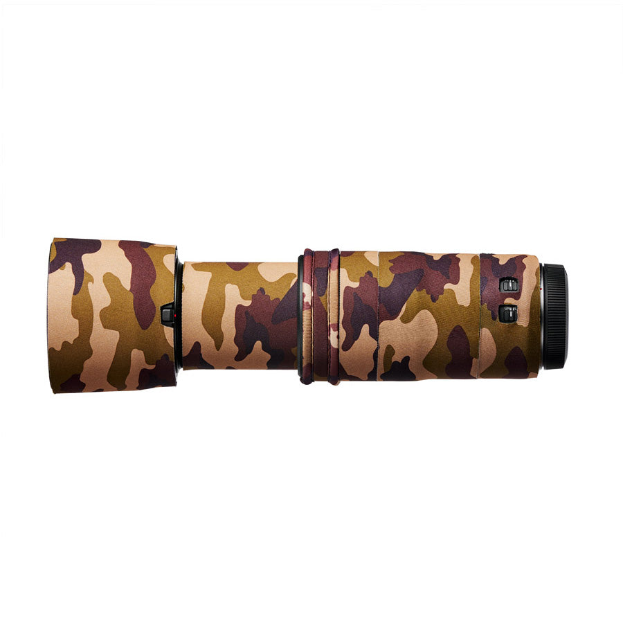 easyCover Lens Oak for Canon RF 100-400mm F/5.6-8 IS USM - Brown Camouflage | Neoprene Lens Cover