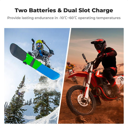 K&amp;F Concept 2 Pack Batteries &amp; Charger for Insta360X4