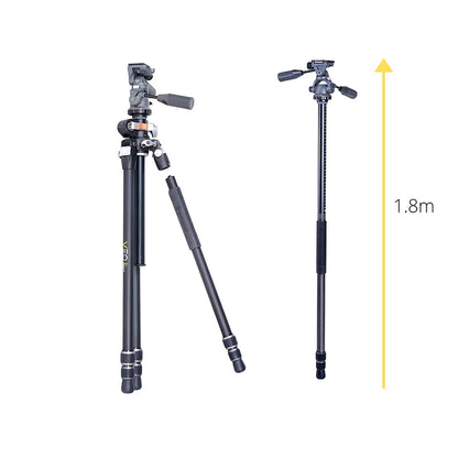 Vanguard VEO 3+ 263APS Versatile Aluminium Tripod with 3-Way Pan Head – 10kg Load Capacity