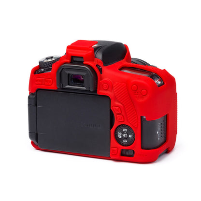 easyCover - Canon 760D DSLR - PRO Silicone Case - Red – ECC760DR