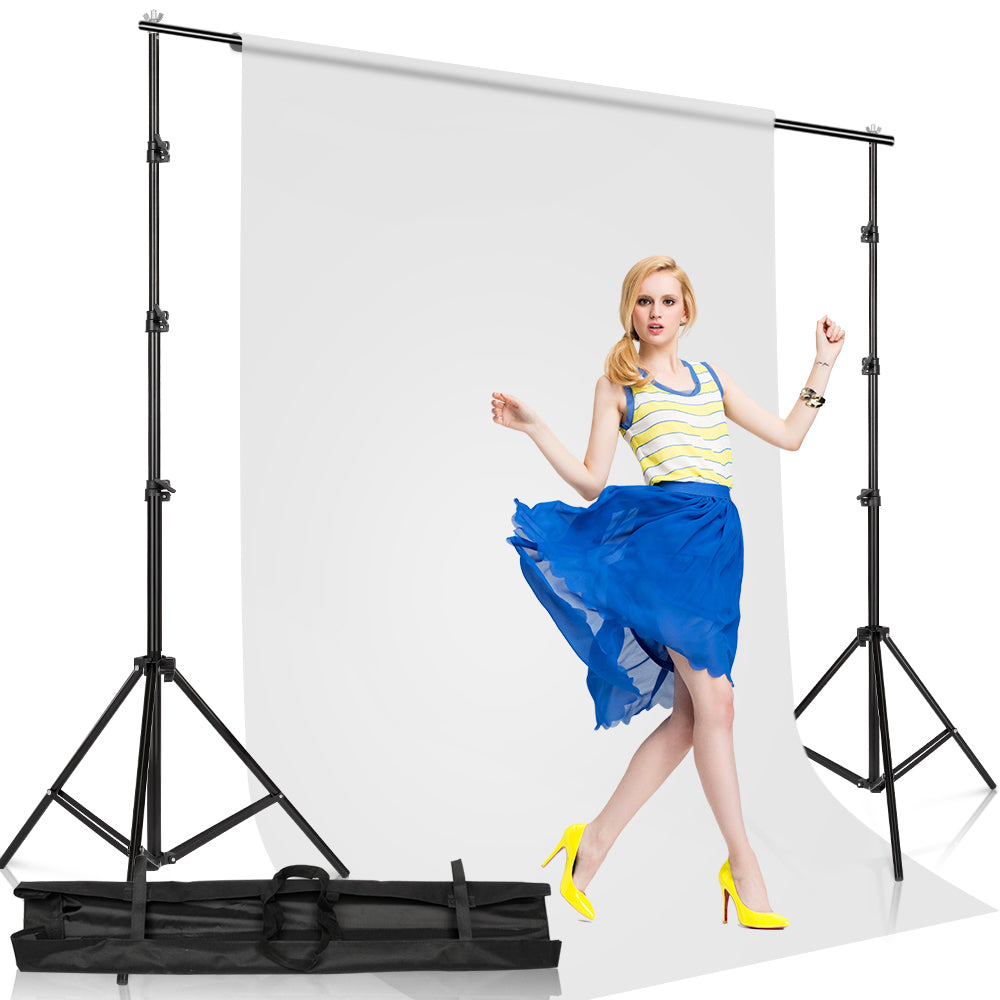 E-Photographic Professional 2.6mx3m Portable Studio Aluminium Back-Drop Stand - EPH-ST12-3