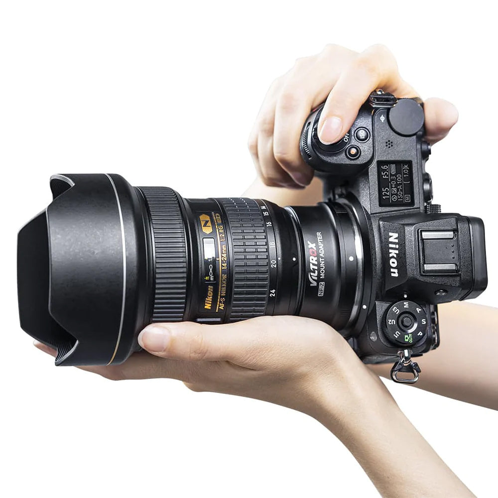 VILTROX NF-Z Auto Focus F-mount to Nikon Z-mount Adapter with EXIF Transmission VR Lens Stabilisation Support