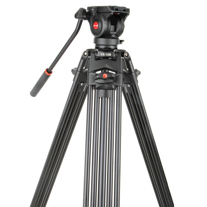 Viltrox Heavy Duty 10Kg Capacity PRO Fluid Head Tripod for Video, Mirrorless &amp; DSLR Cameras with Hydraulic Damping