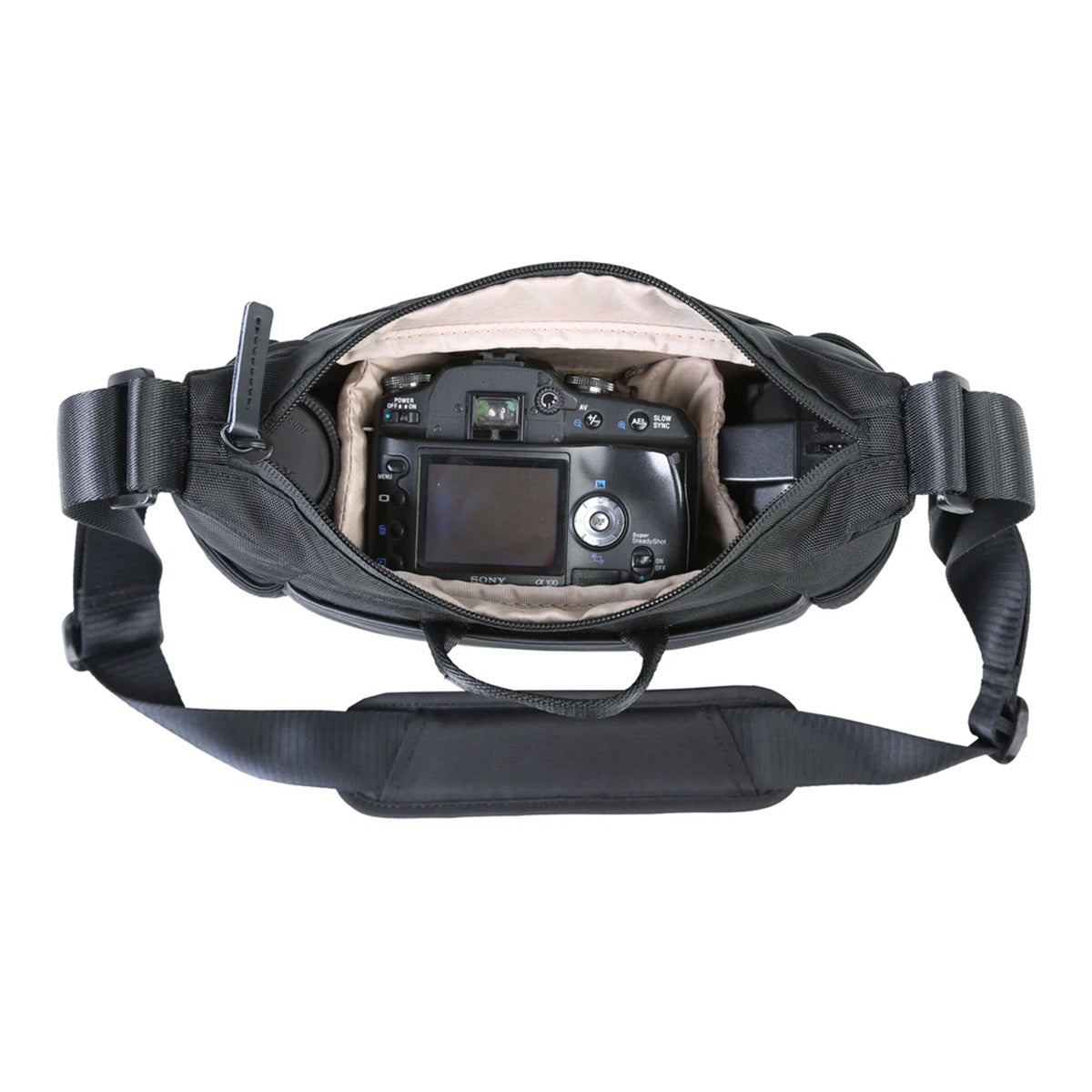 Vanguard VEO GO21M BK Shoulder Camera Bag, Internal Dimensions - 21x10x19cm - Black