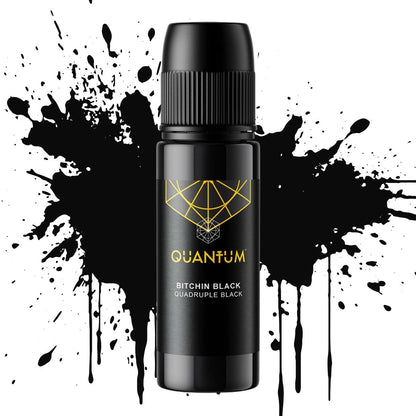 Quantum Premium Tattoo Ink - 1oz Bitchin Black (30ml)