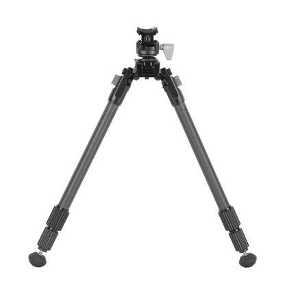 Vanguard Equalizer 3QSC Carbon Fibre Pivoting Gun Bipod with Pic Rail Mount (Up to 67.5cm)