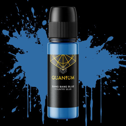 Quantum Premium Tattoo Ink - 1oz Bang Bang Blue (30ml)