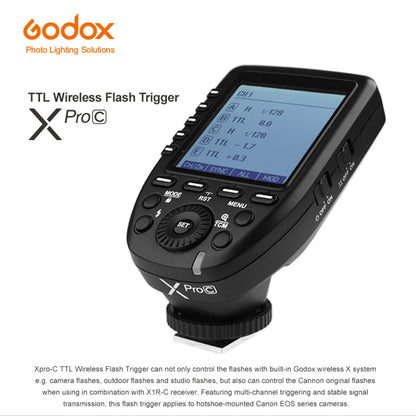 Godox  X-PROC 2,4 GHz Wireless Radio Transmitter/Trigger for Canon Mirrorless &amp; DSLR Cameras