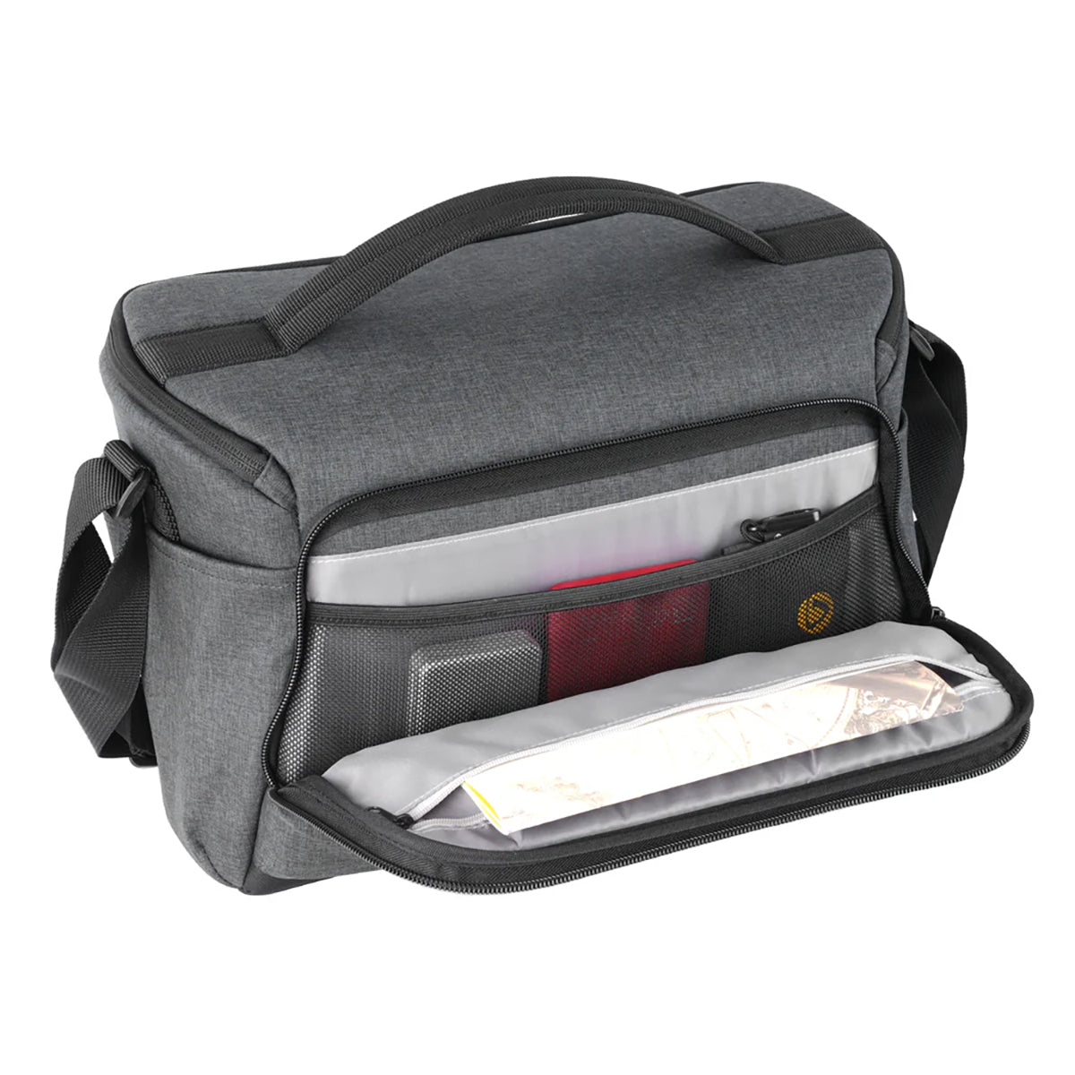Vanguard VESTA Aspire 34 Grey 12L Camera Shoulder Bag with 14&quot; Laptop Slot