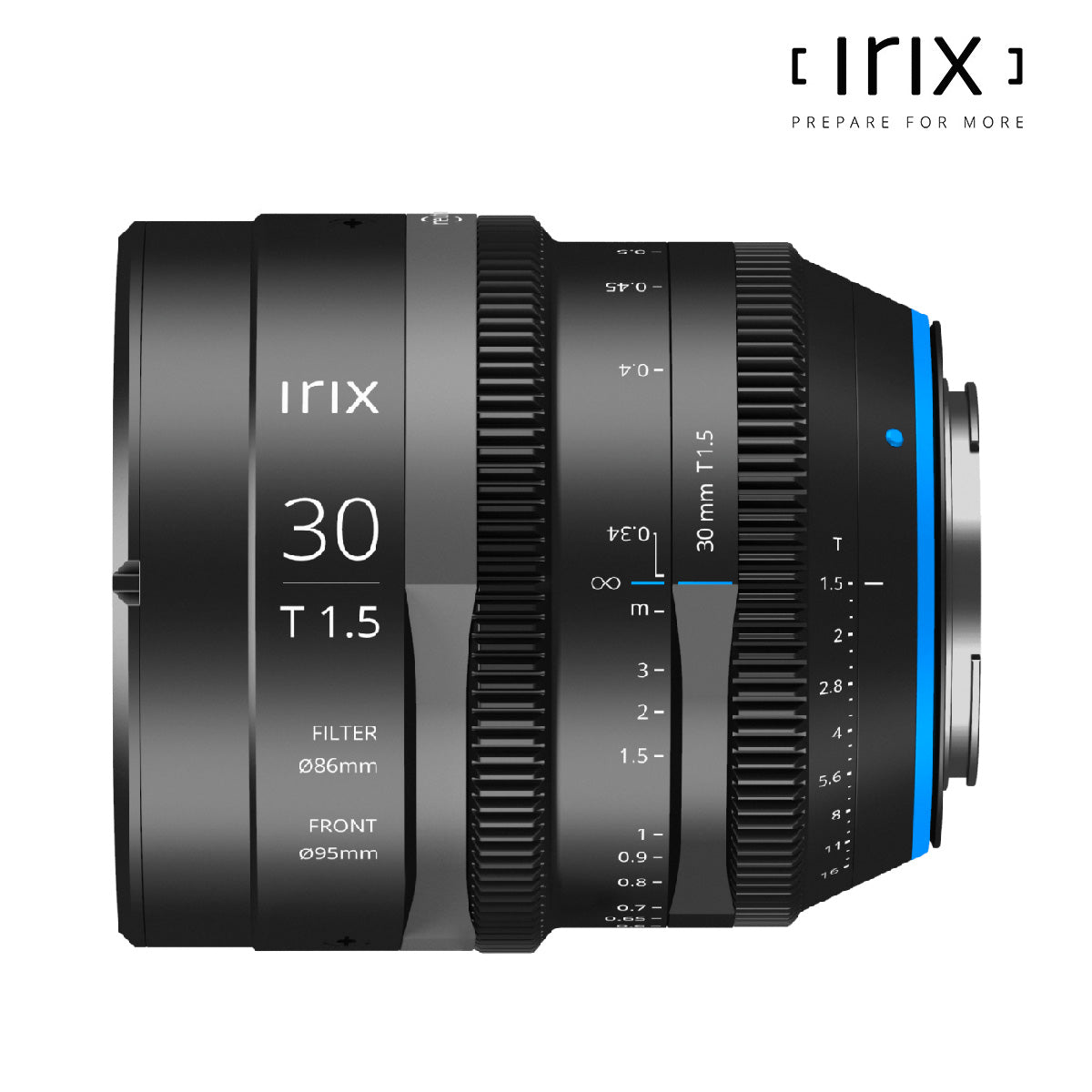 Irix 30mm T1.5 Manual Focus PRO Cinema Lens for Nikon Z-Mount Mirorless Cameras-Metric Markings