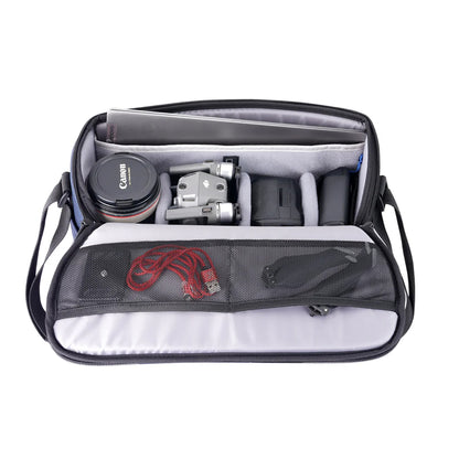 Vanguard VESTA Aspire 34 Navy 12L Camera Shoulder Bag with 14&quot; Laptop Slot
