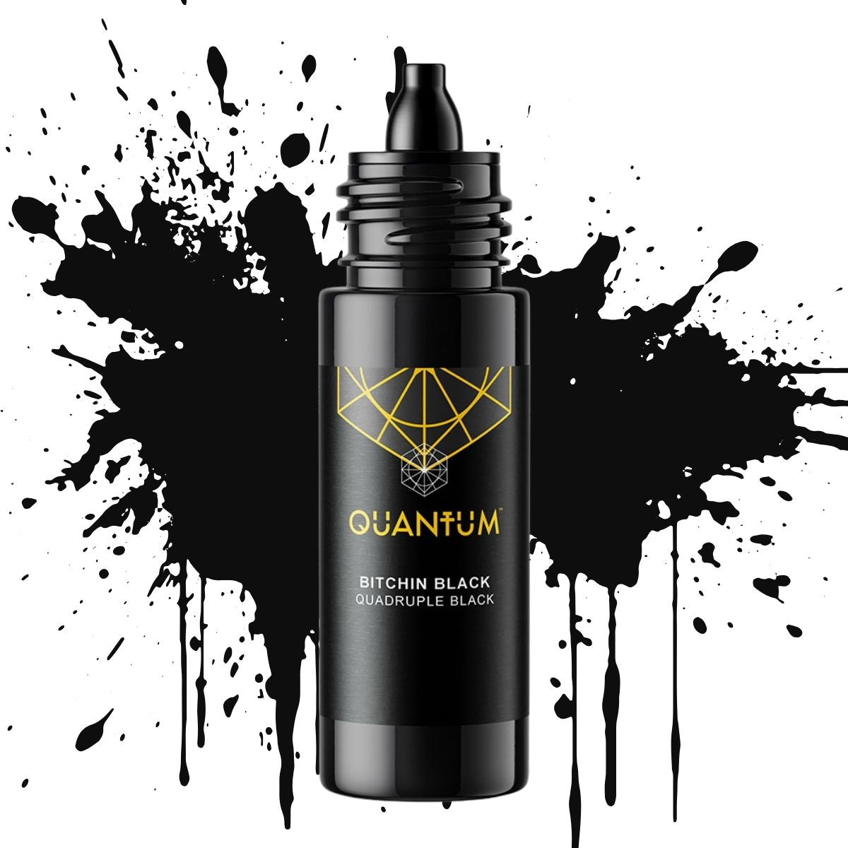 Quantum Premium Tattoo Ink - 1oz Bitchin Black (30ml)