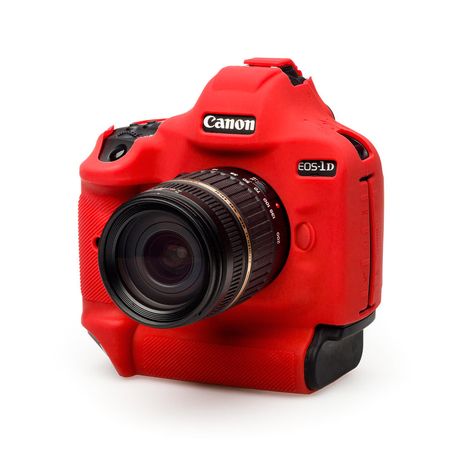 easyCover - Canon 1DX MarkII DSLR - PRO Silicone Case - Red – ECC1DX2R